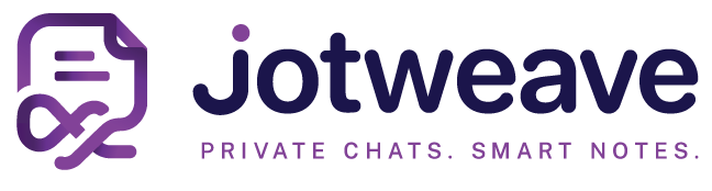 JotWeave - Private chats. Smart notes.
